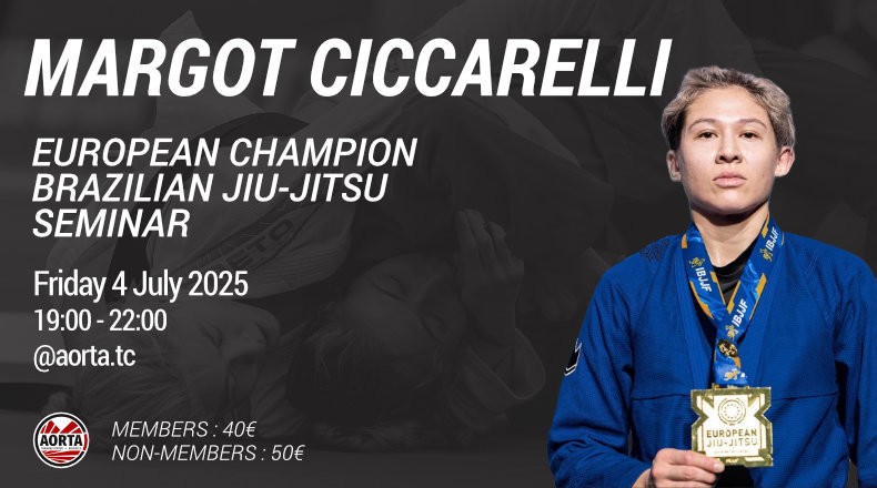 Séminaire de BJJ avec Margot Ciccarelli